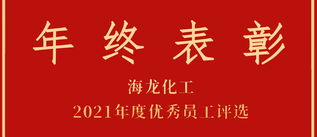 <strong>表彰！海龍化工2021年度優秀員工優秀部門評選</strong>